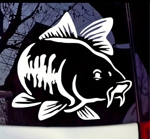 Mirror carp stickers vinyl - carp,
