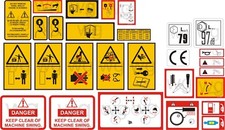 JCB Mini Digger Safety Decal