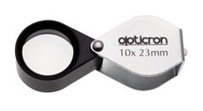 Opticron 10x Magnification 23mm Metal Jewellers Eye Loupe #57103 (UK Stock) BNIB