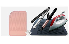 Heat Resistant Silicone Mat Pouch for Hair Straightener Flat Iron Curling Iron