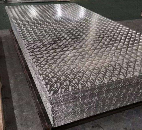Aluminium bar chequer - chequer, tread
