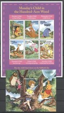 Walt Disney, Winnie the Pooh - Grenada Grenadines - 1KB, 1 Bl. ** MNH