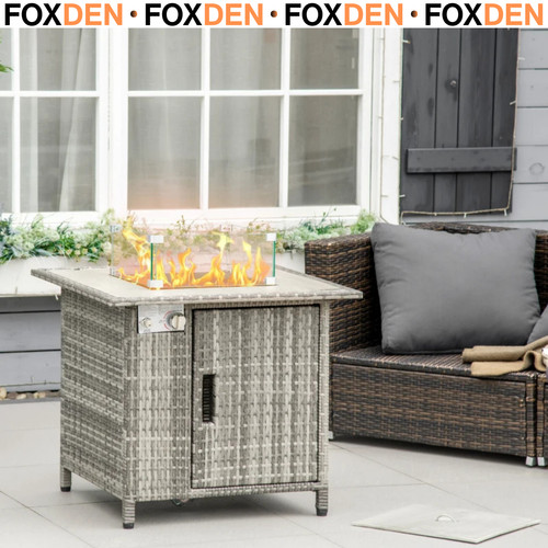 Electric gas fire pit - gas,