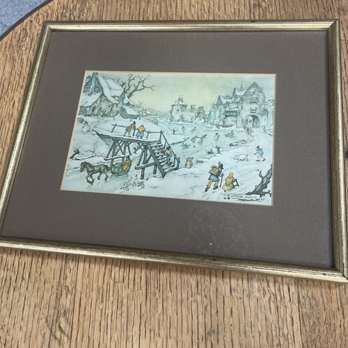Anton pieck vintage framed - anton,