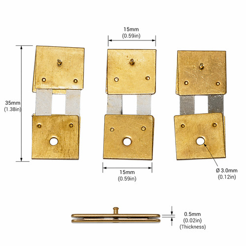 Pendulum suspension springs - 3x,