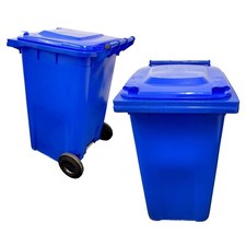 Large Blue 240L Outdoor Waste