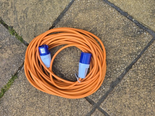 Caravan mains hook - mains, up