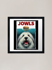 Funny Old English Sheepdog and