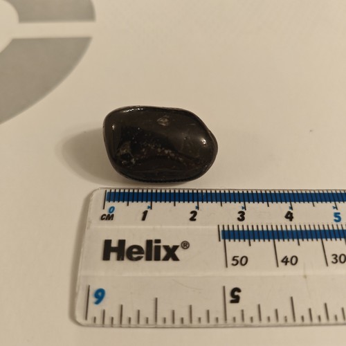 Black tourmaline polished - tourmaline,