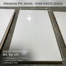 White PVC Hygienic Wall