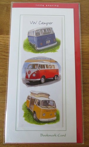 Camper book mark greetings - book,