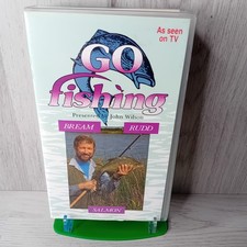 GO FISHING BREAM RUDD SALMON VOL 1 VHS TAPE -RARE RETRO MOVIE - FREE SHIPPING