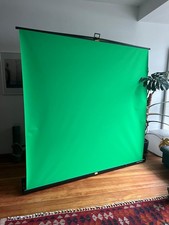 RAUBAY Large Collapsible Green Screen Backdrop Portable - 2m x 1.96m