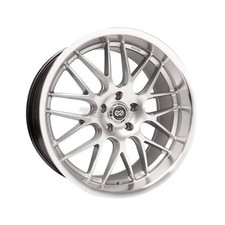 Enkei Lusso Alloy Wheel 18x8 ET40 5x120 Hyper Silver Machined Lip 72.6mm CB