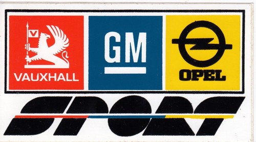 Sport opel vauxhall shell - gm,