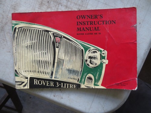 Rover litre mk3 drivers - mk3,