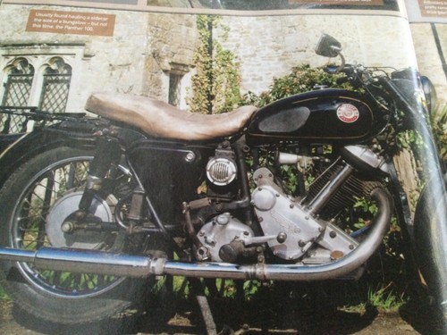Panther model 100 - 100, motorcycle