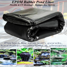 EPDM Rubber Pond Liner Flexible & UV-Resistant 20 year Guarantee best option