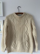 Vintage Aran 100% wool jumper
