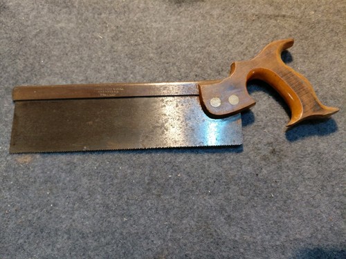 Vintage 10inch dovetail saw - vintage,