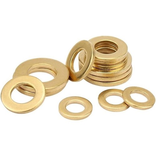 Solid brass washers - solid,