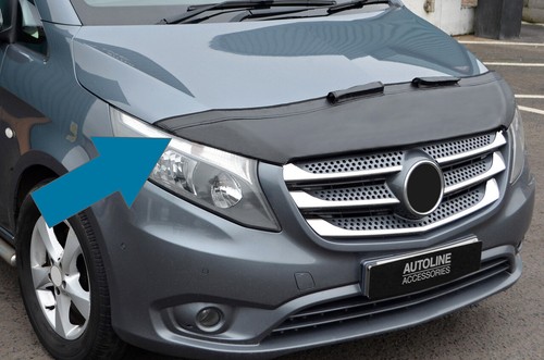Black front bonnet - front,