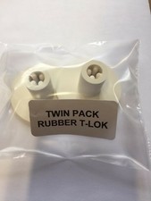 GOLF DRIVING RANGE RUBBER GOLF TEE LOK-T ADJUSTABLE FOR PRACTICE MAT TWIN PACK!