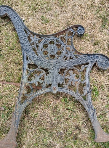 Garden bench ends - garden,