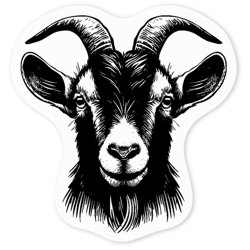Billy goat portrait clear - 'billy,