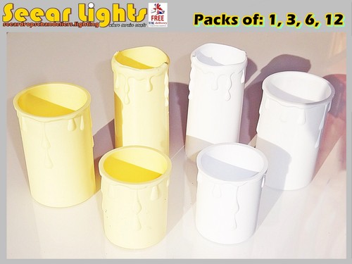 Chandelier plastic candle - plastic,