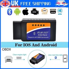 ELM327 EOBD Bluetooth Diagnostic OBD2 Car Engine Scanner Tool Fault Code Reader