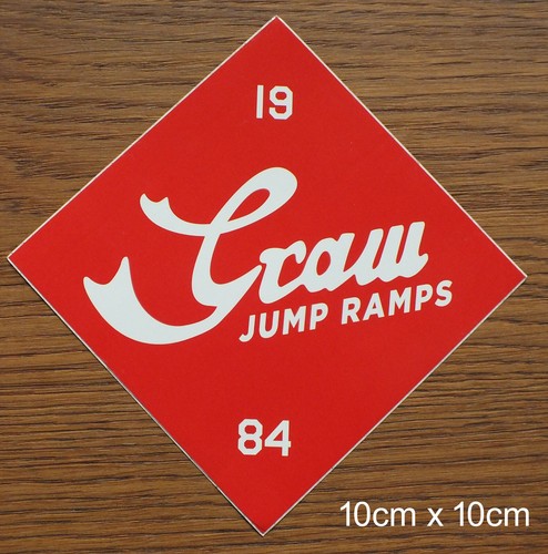 Graw jump ramps sticker decal - jump,