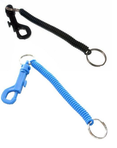 Keyring spiral plastic key - keyring,