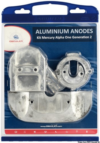 Aluminium anode kit for - aluminium,