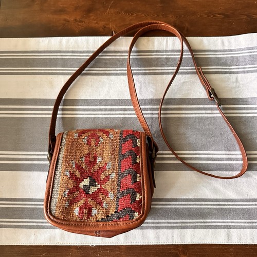 Kilim art handbag handmade - kilim,