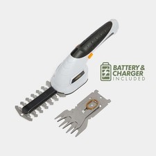 Vonhaus Handheld Cordless 2 in 1 Bush Shrub Hedge Cutter Trimmer