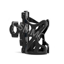 Motorcycle Water Bottle Drink Cup Holder Black For 18mm-32mm Handlebar Mount