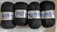 job lot black double knit yarn