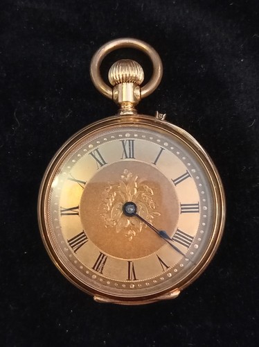 Vintage 18ct gold pocket - vintage,