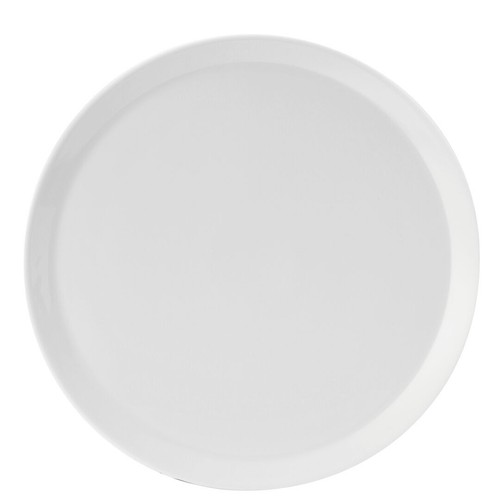 White porcelain pizza - white,