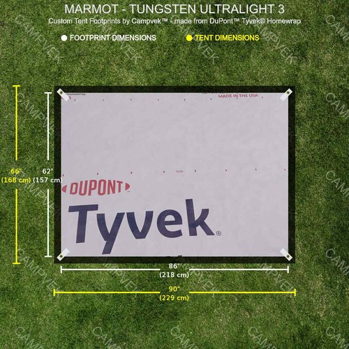 Tyvek footprint for - the, marmot