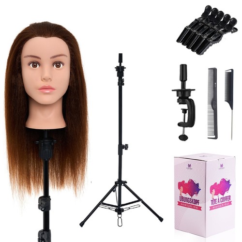 100 real human hair training - human,