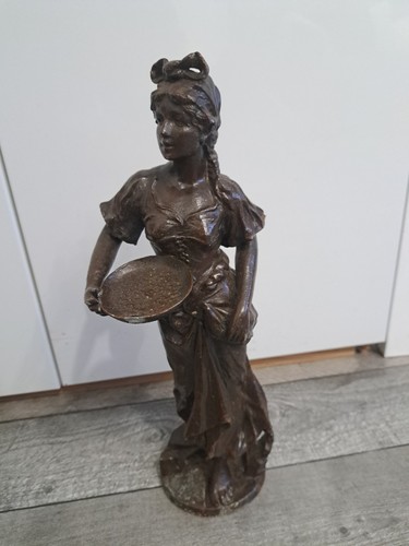 Inch bronze spelter figure - 14,