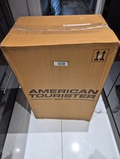 American Tourister Aerostep 4 Wheel 77cm Expandable Suitcase Navy