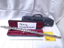 Yamaha YFL-211SII Flute Silver-Plated | Tested Key Action | Case & Bag #2359