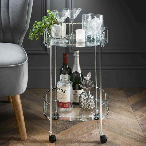 Drinks trolley with glass - drinks,