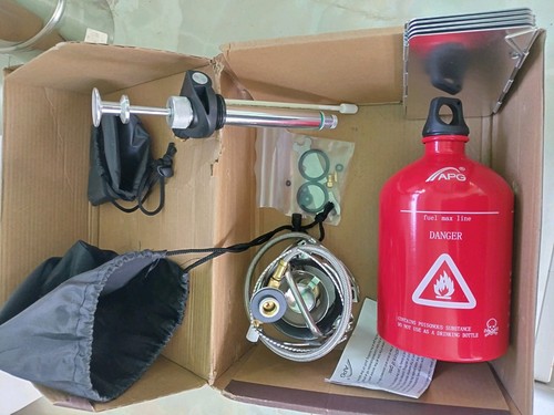 Camping multi fuel oil stove - fuel,
