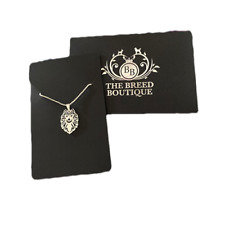 SAMOYED DOG NECKLACE PENDANT WITH 18" SILVER CHAIN SAMOYED GIFT