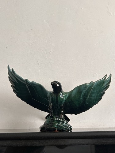 Blue mountain pottery eagle - blue,