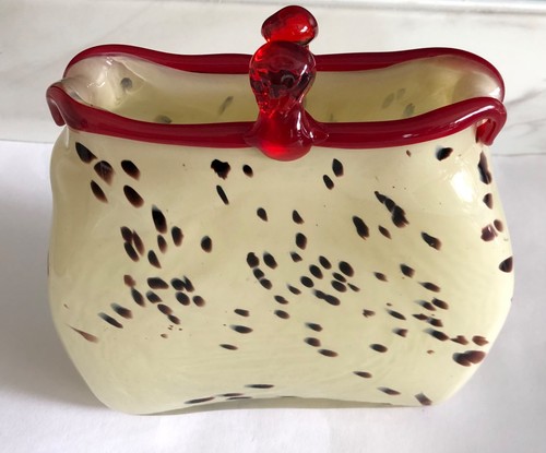 Vintage murano glass vase - vintage,